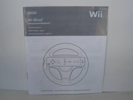 Wii Official Steering Wheel Manual - Wii Manual